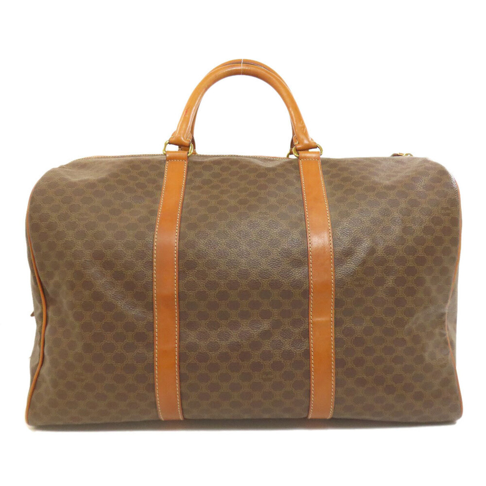 Celine Macadam Boston Leather Brown Boston bag - Picture 2 of 11